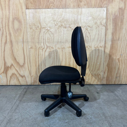 TOSC Task Chair in Black without Arms