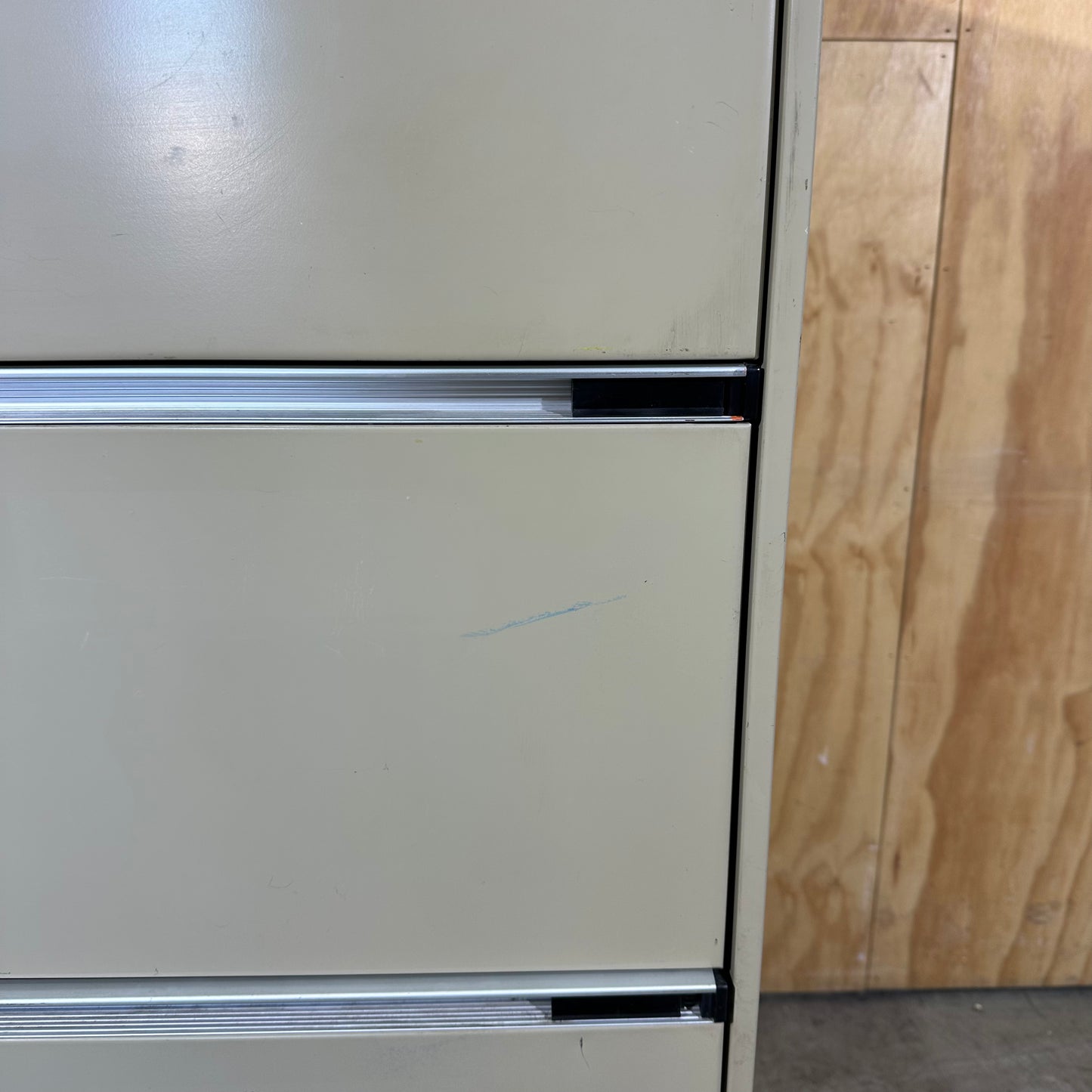 Beige 4-Drawer Filing Cabinet