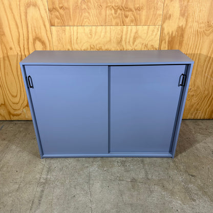 Two-Door Credenza in Slate Blue