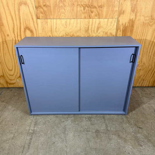 Two-Door Credenza in Slate Blue