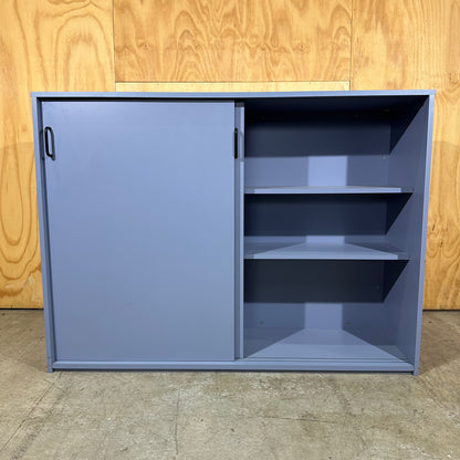 Two-Door Credenza in Slate Blue