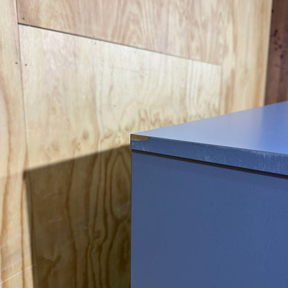 Two-Door Credenza in Slate Blue