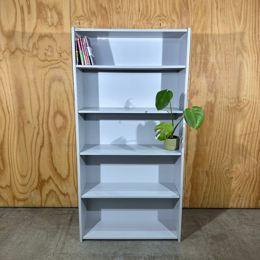 Merlin Office Bookcase in White