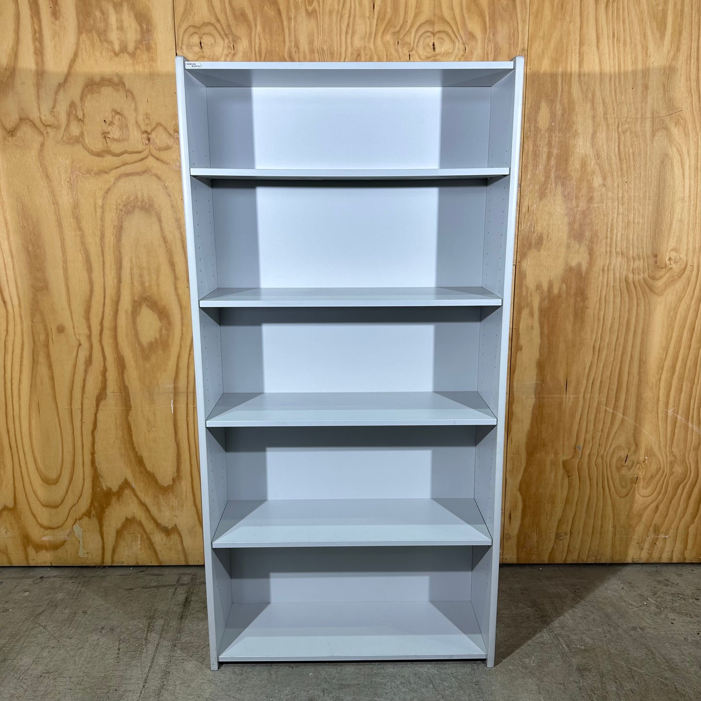 Merlin Office Bookcase in White