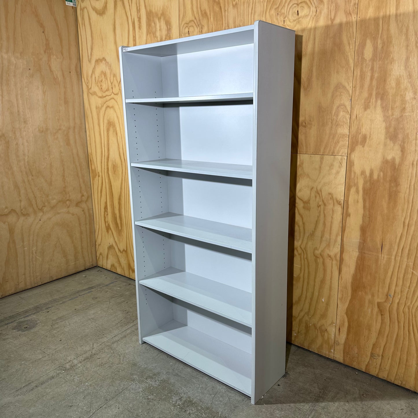 Merlin Office Bookcase in White
