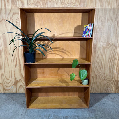 Mid-Century Modern Inspired Wide Bookshelf