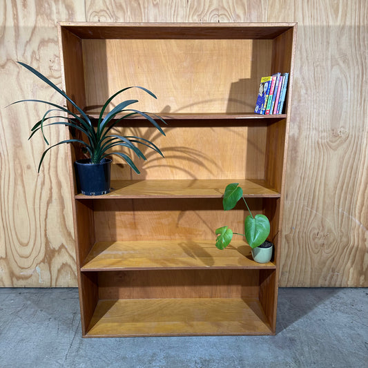 Wide Timber Bookshelf
