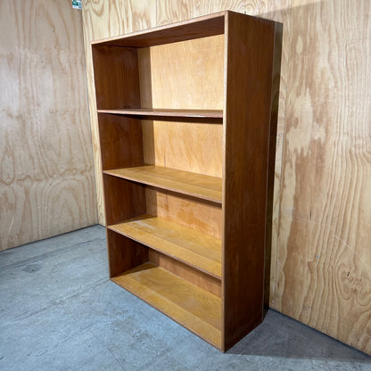 Mid-Century Modern Inspired Wide Bookshelf