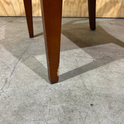 Replica Lorell Wood/Leather Sloped Guest Chair