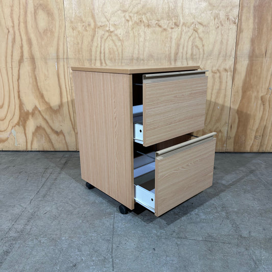 Light Wooden Veneer Pedestal