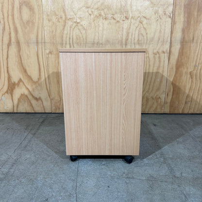 Light Wooden Veneer Pedestal