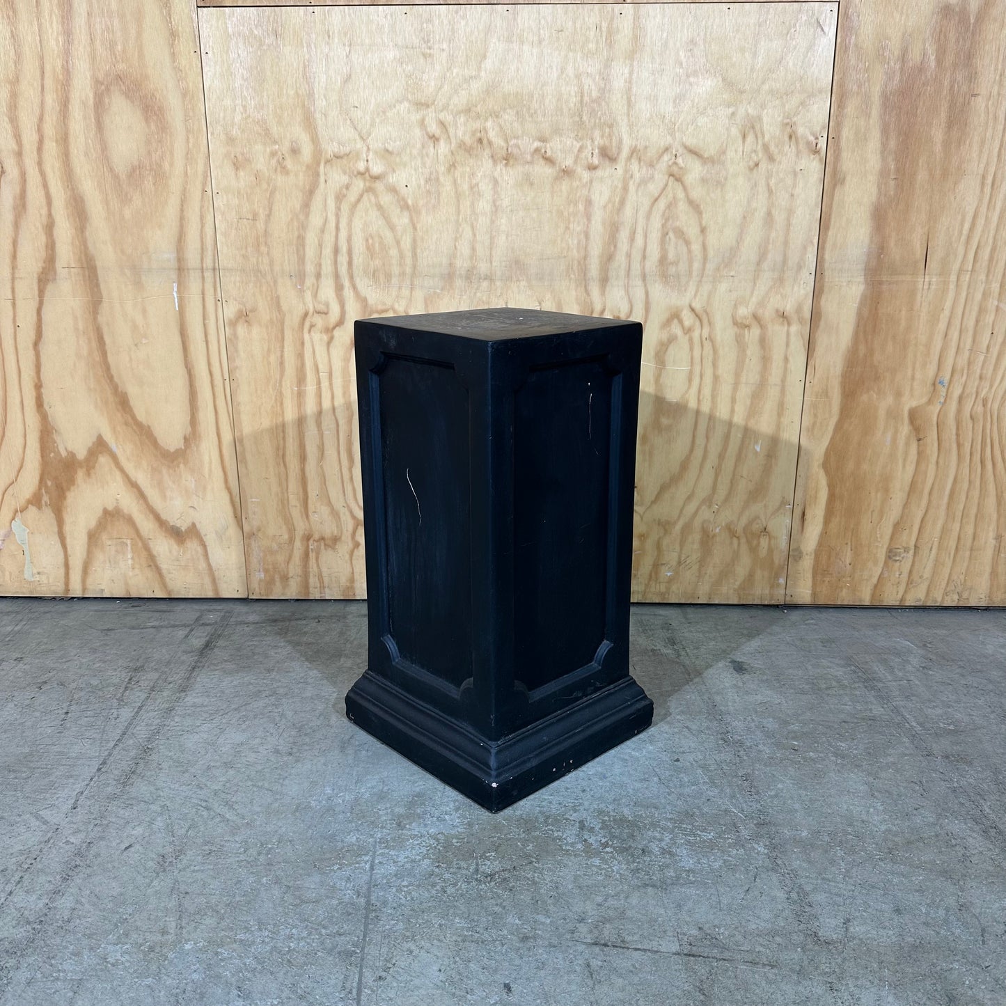 Black Display Plinth
