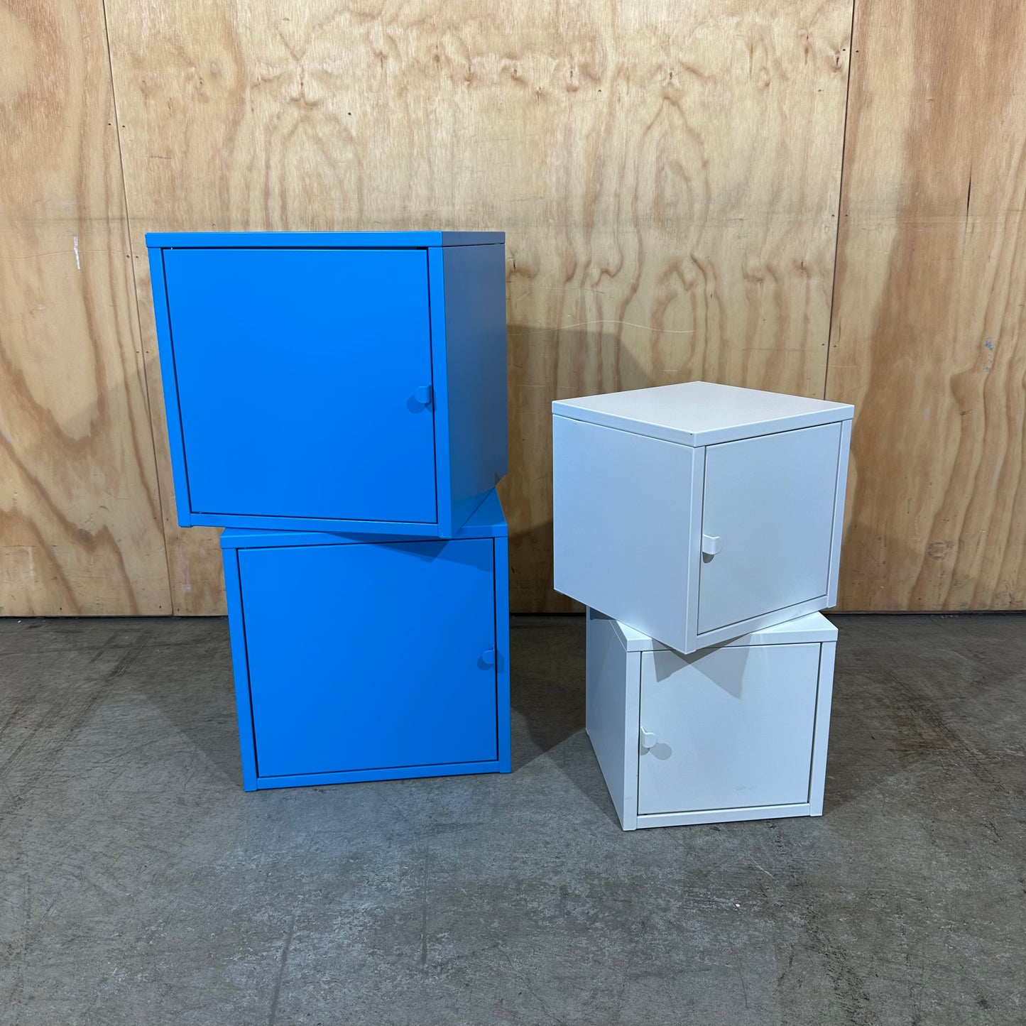 Ikea Lixhult Storage Cabinet in Blue or White