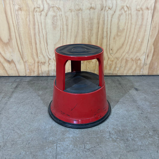 Red Practic Movable Step Stool