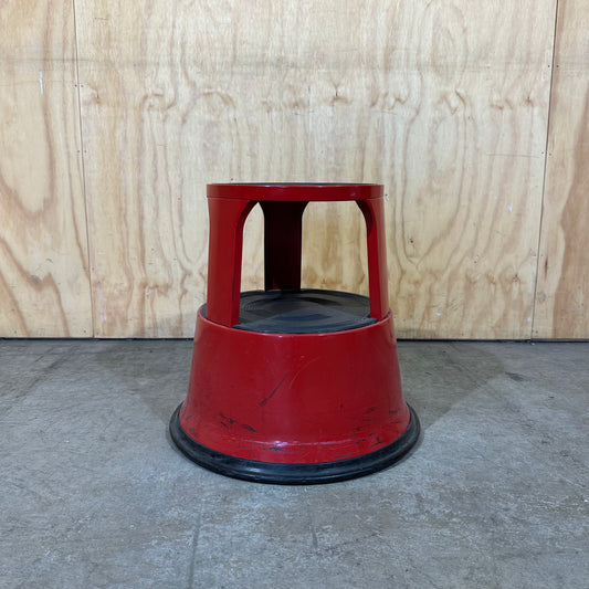 Red Practic Movable Step Stool