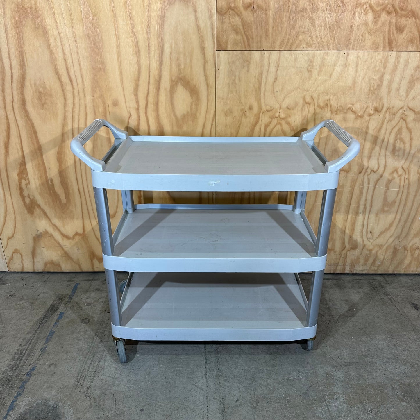 Commercial Grey 3-Tier Utility Trolley