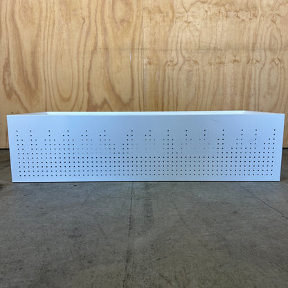 White Perforated Planter Box