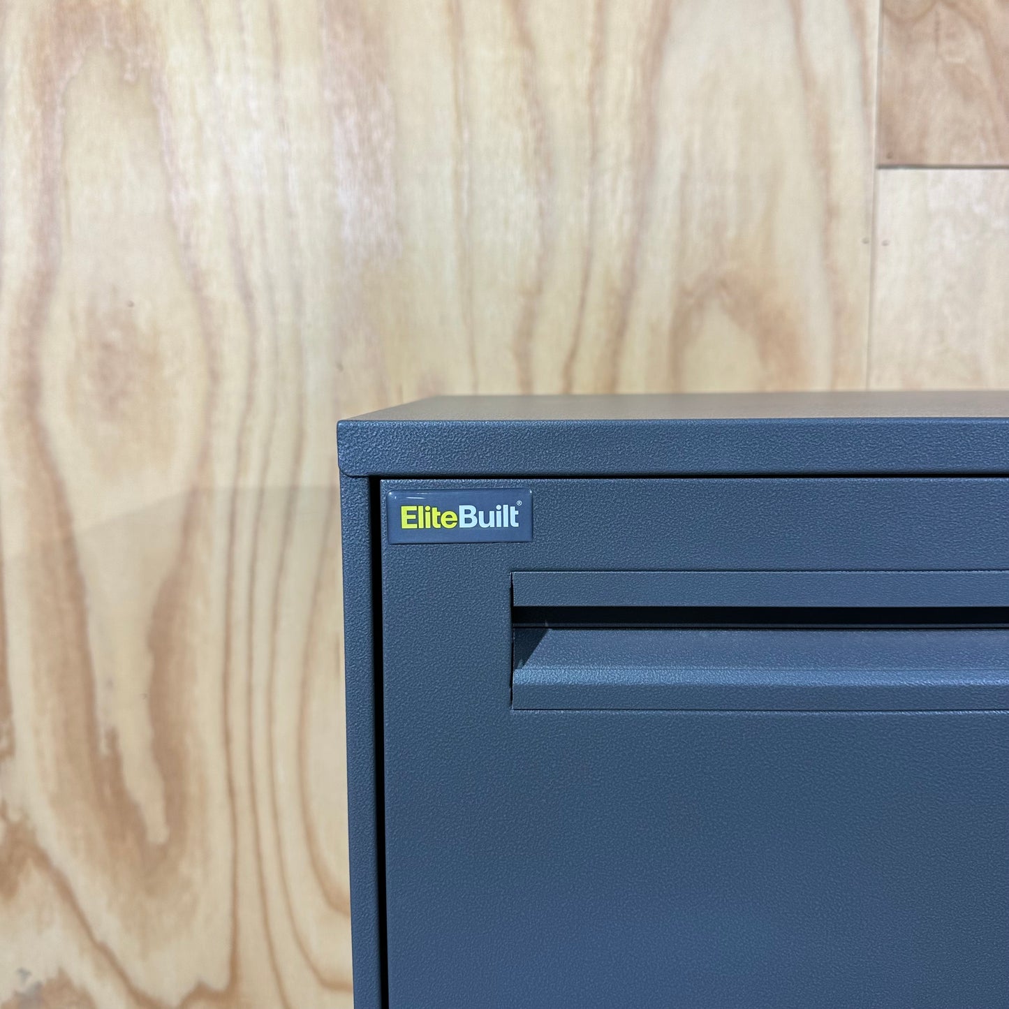 Elitebuilt Heavy-Duty Wide Filing Cabinet in Grey