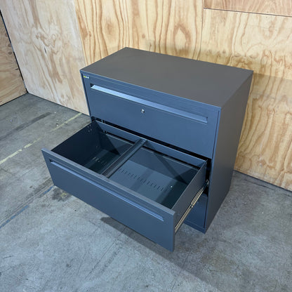 Elitebuilt Heavy-Duty Wide Filing Cabinet in Grey