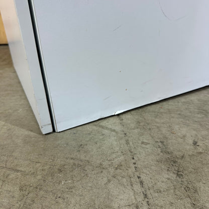 Large White 2-Drawer Pedestal