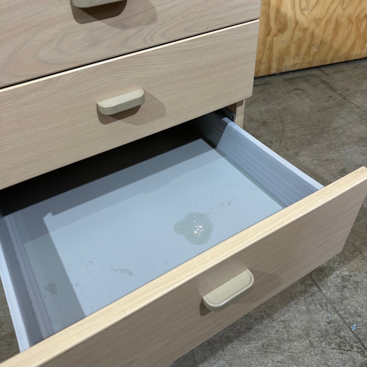 Wooden Veneer 4-Drawer Pedestal