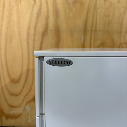 Steelco White Mobile Pedestal