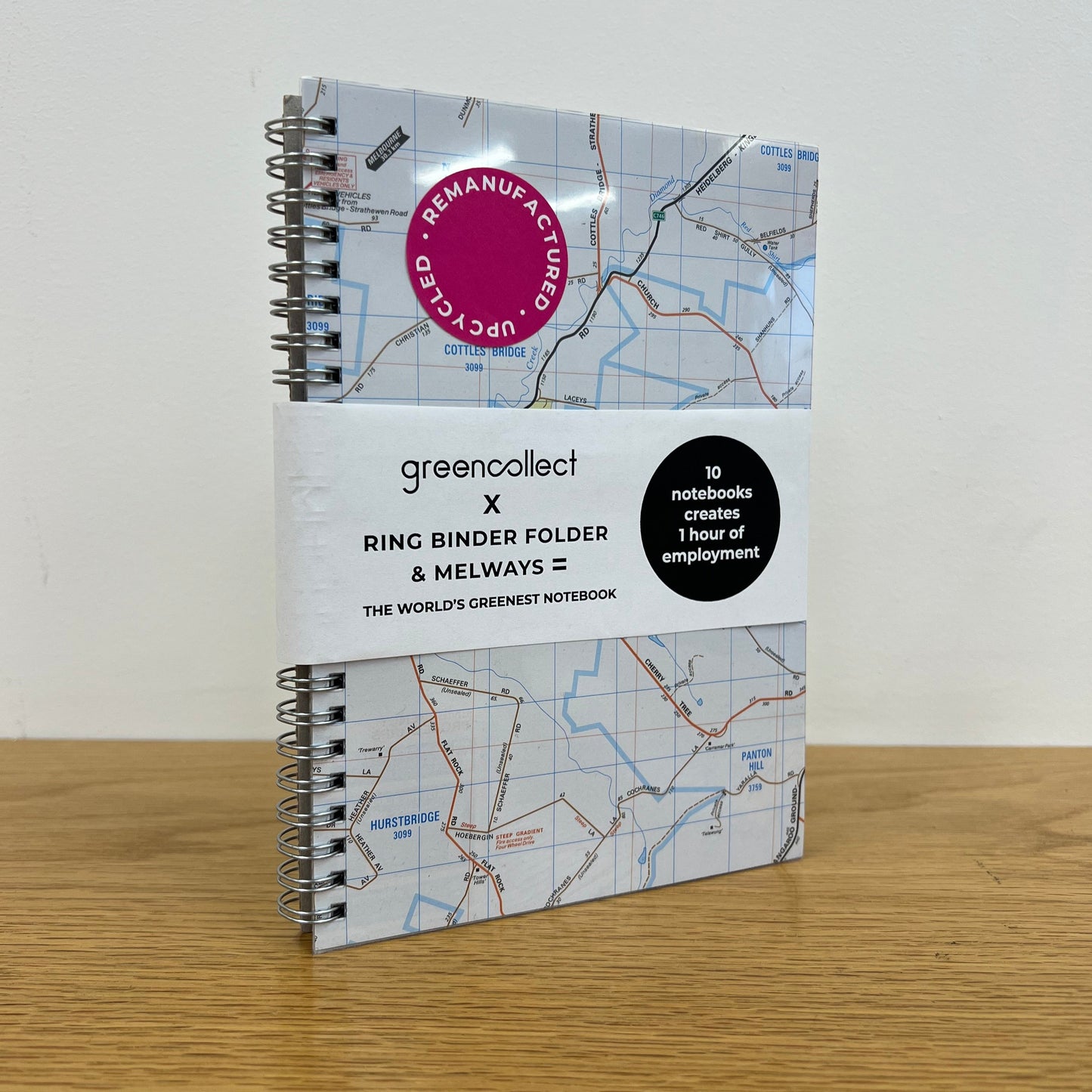 Green Collect Melway Upcycled Notebook A5