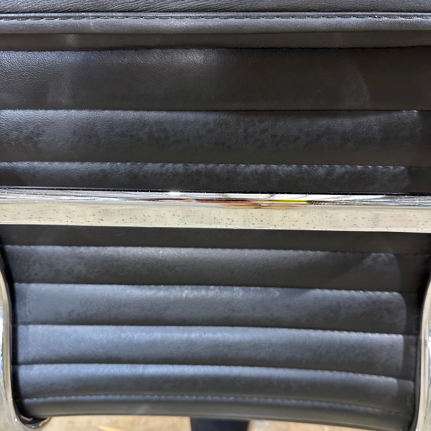 Mercury Black Ribbed Meeting Room Chair