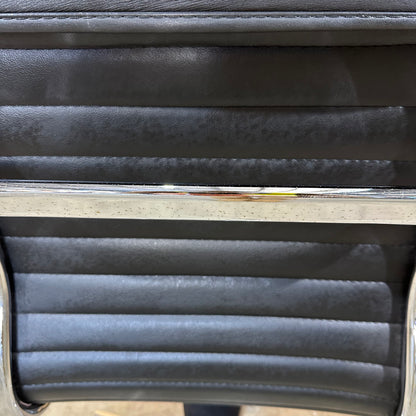 Mercury Black Ribbed Meeting Room Chair