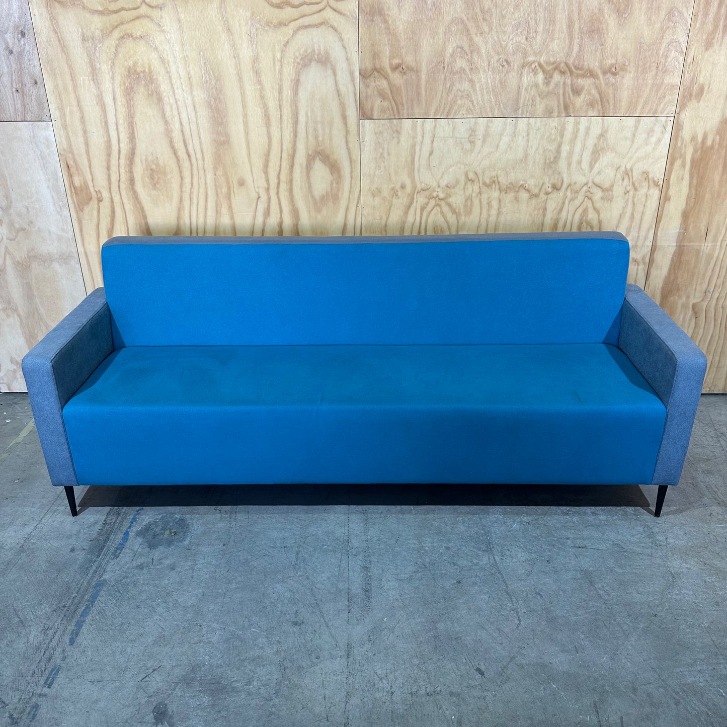 Grey and Blue Chair Solutions Koosh Sofa