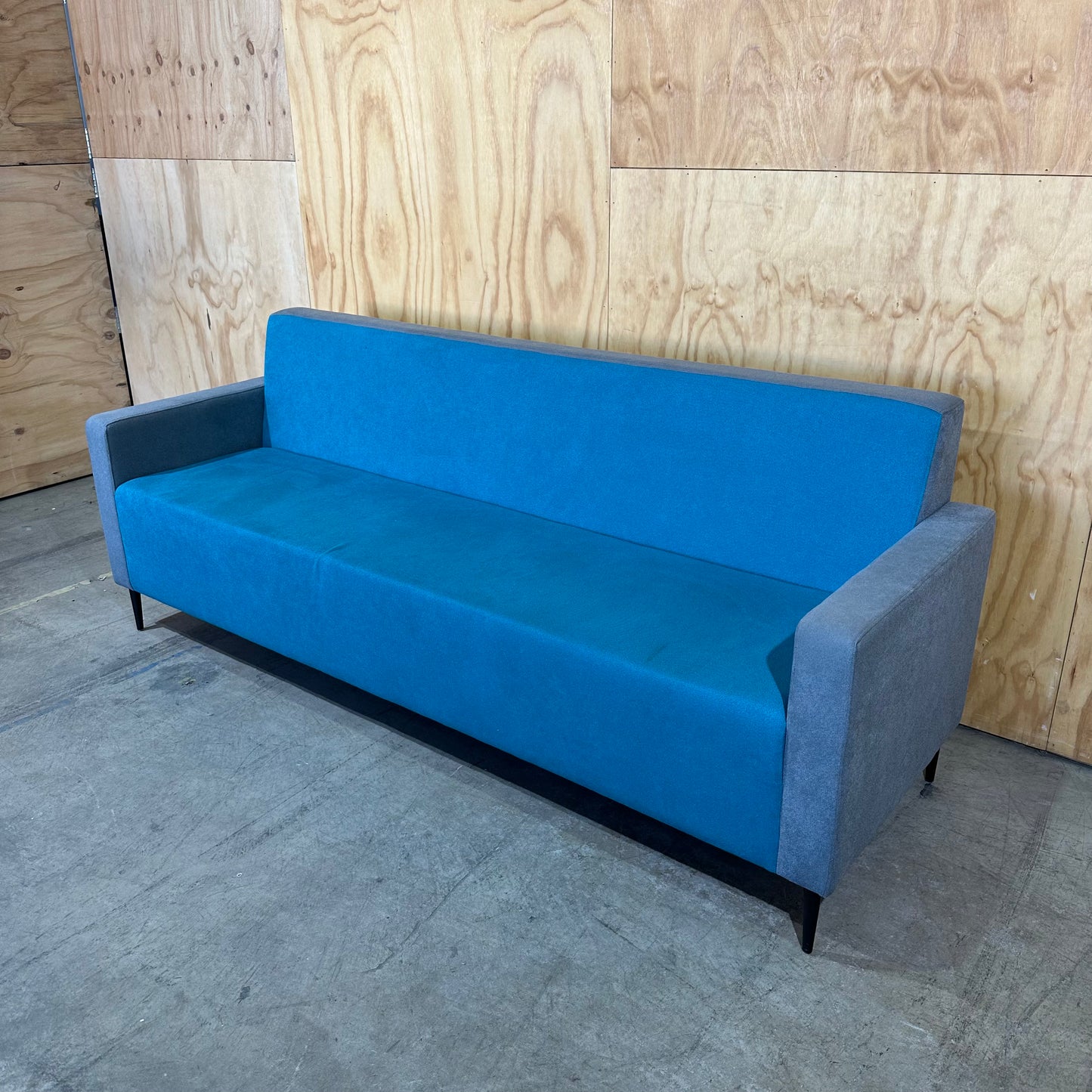 Grey and Blue Chair Solutions Koosh Sofa