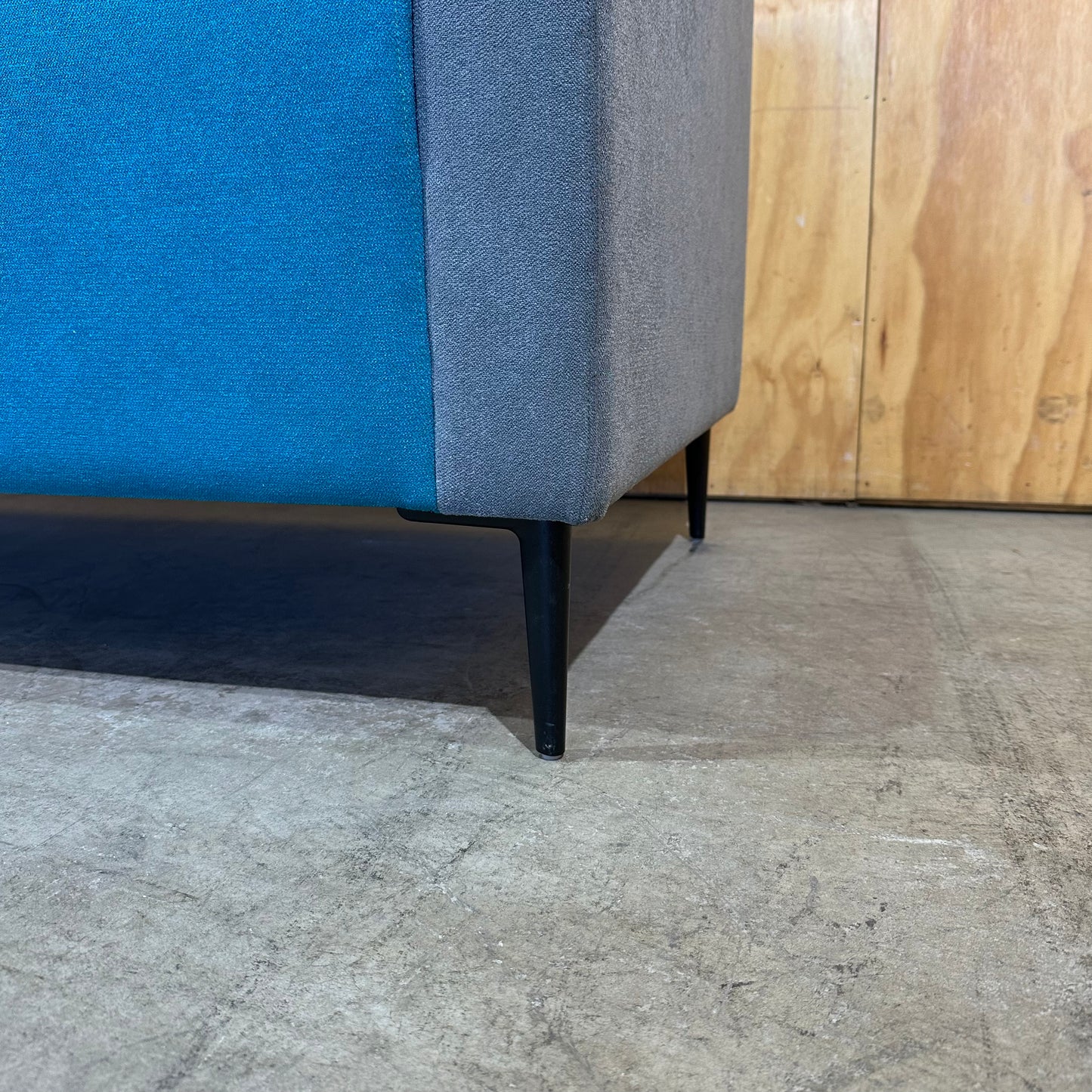 Grey and Blue Chair Solutions Koosh Sofa