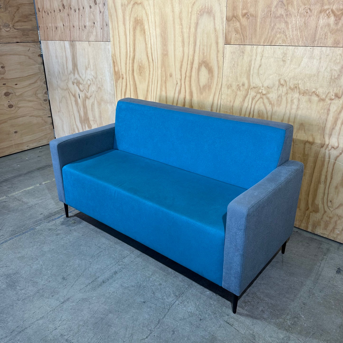 Grey and Blue Chair Solutions Koosh Sofa