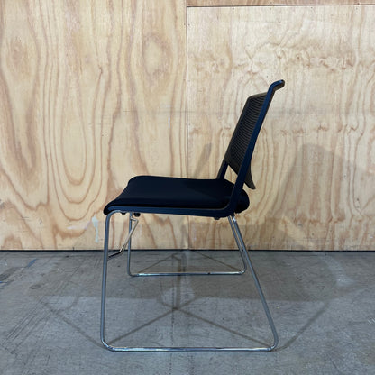 Black Mesh Visitor "Tweet" Chair