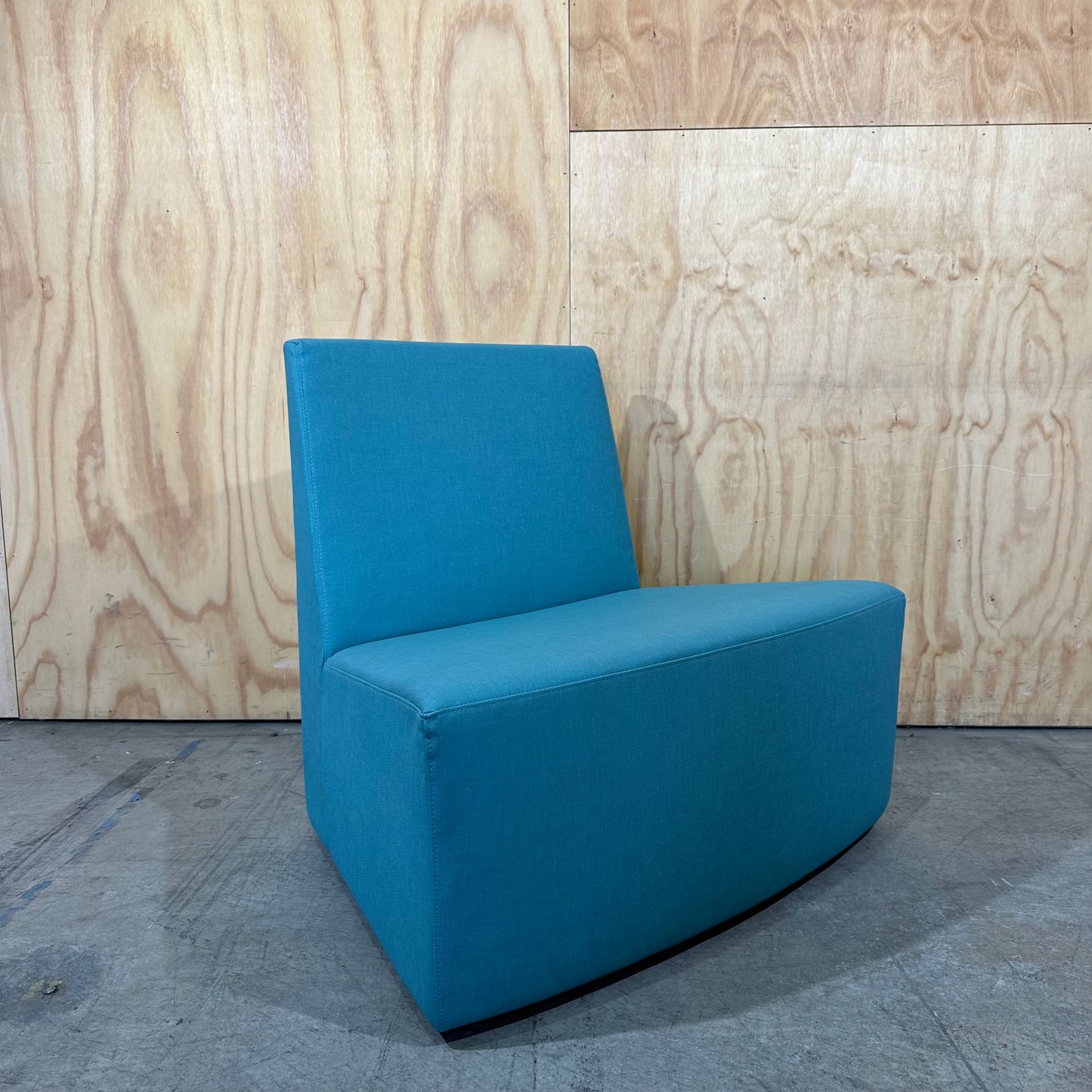 Turquoise Modular Vinyl Seat