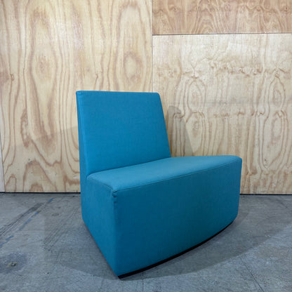 Turquoise Modular Vinyl Seat