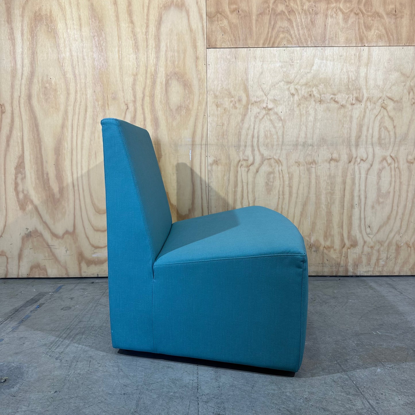 Turquoise Modular Vinyl Seat