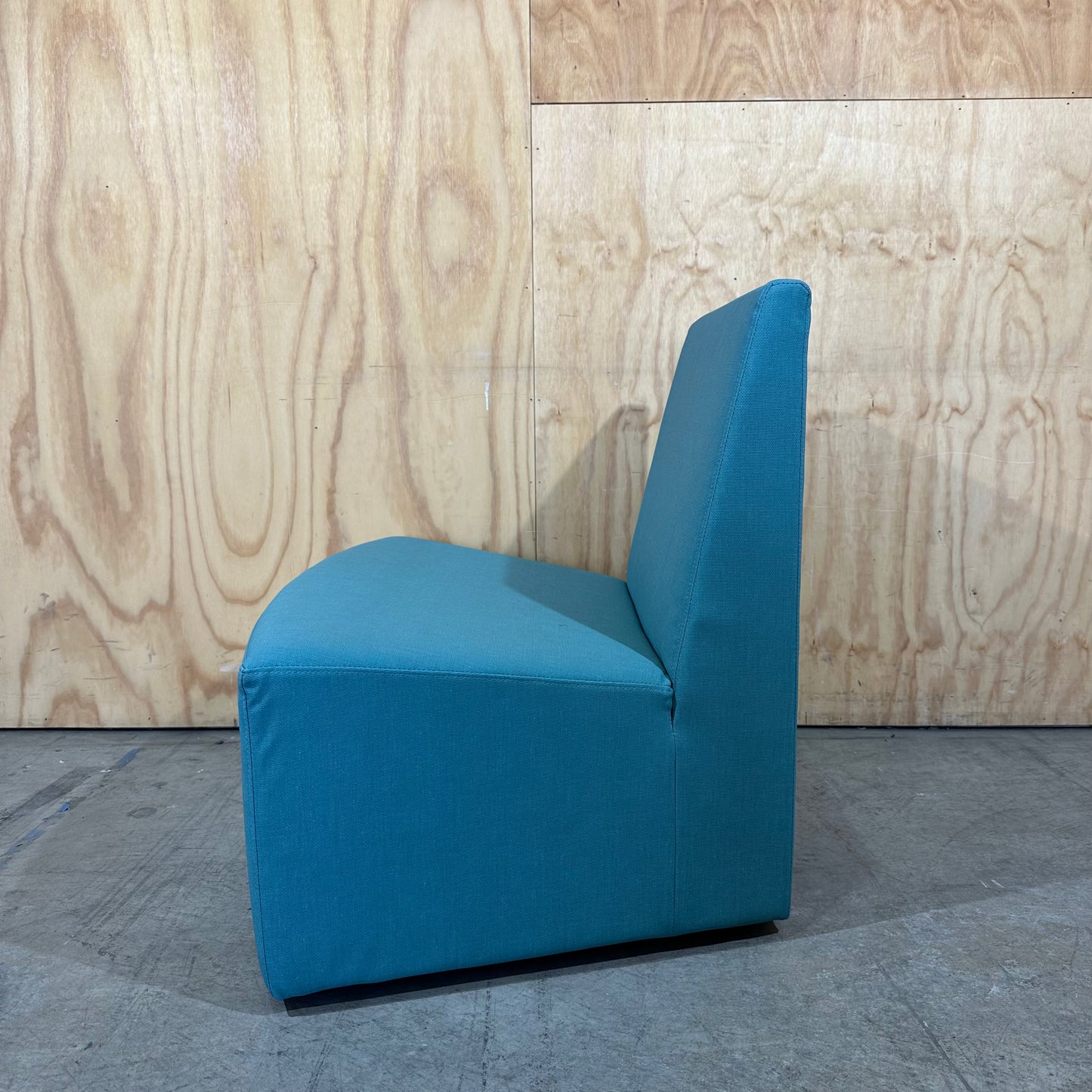 Turquoise Modular Vinyl Seat