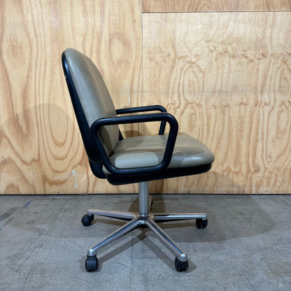 Anstey Leather Task Chair in Beige