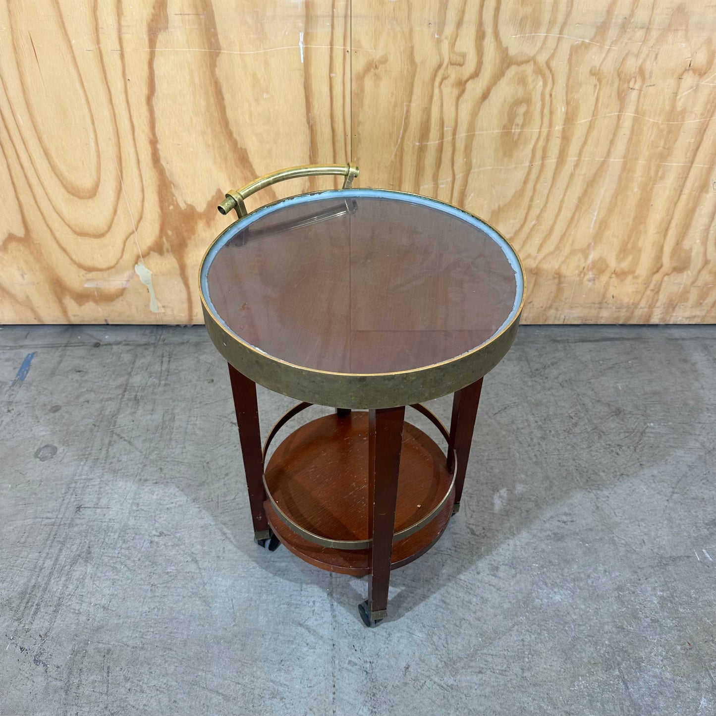 Vintage Drinks Trolley with Short Handle