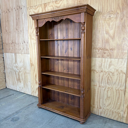 Ornamental Wooden Bookshelf