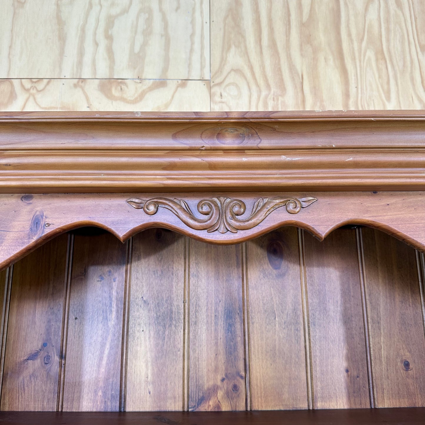 Ornamental Wooden Bookshelf