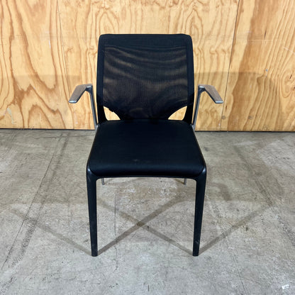 Vitra MedaSlim Office Chair Mesh Back with Chrome Arms