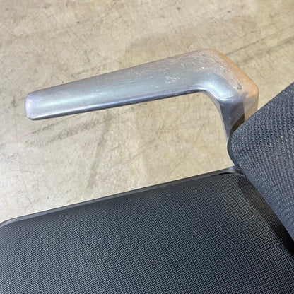 Vitra MedaSlim Office Chair Mesh Back with Chrome Arms
