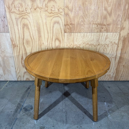 Large Timber Round Table (Warped)