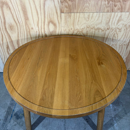 Large Timber Round Table (Warped)
