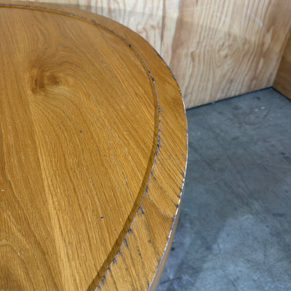 Large Timber Round Table (Warped)