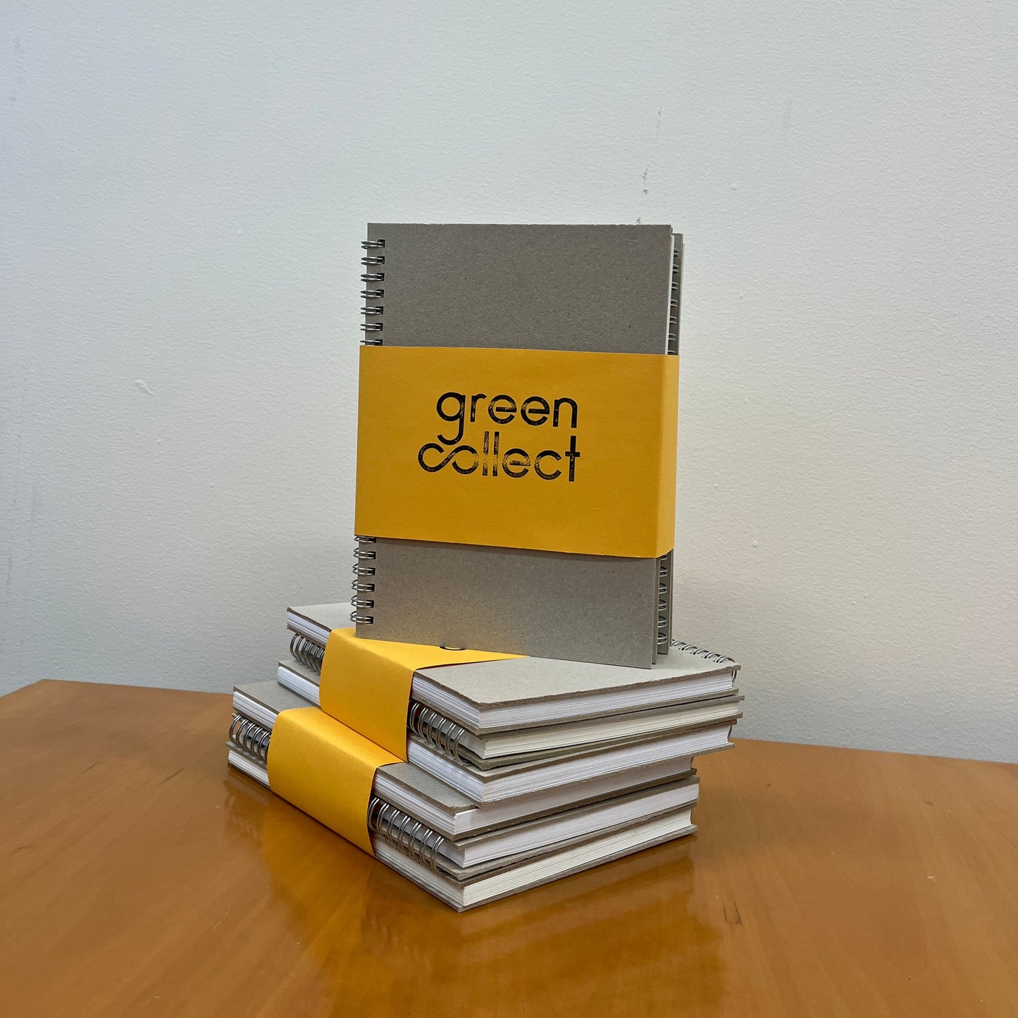 Green Collect Plain Upcycled A5 Notebooks - 3 Pack
