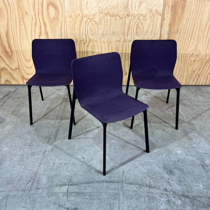 Wilkhahn Chassis Visitor Chair Purple