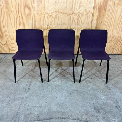 Wilkhahn Chassis Visitor Chair Purple
